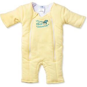 Baby Merlin Magic Sleepsuit 3-6 Months Butter Yellow Cotton Sleep Jumpsuit